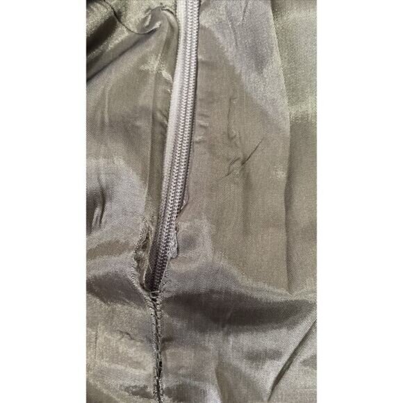 Banana Republic Skirt Womens Size 14 Olive Mini Lined 100% Wool Made In Italy - Picture 7 of 9